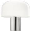 Flos - Lampada da tavolo Bellhop - Argento - Vetro opalino triplex - Designer Jay Osgerby