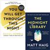 Foblit ltd You Will Get Through This Night By Daniel Howell & The Midnight Library By Matt Haig 2 Books Collection Set