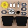 YhFiaS Kit filtro aria carburante carburatore adatto for motosega P 1950 2050 2150 2375 WT891 545081885 530069703 530071618