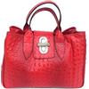 Superflybags Borsa Bauletto Donna in Vera Pelle stampa Coccodrillo modello Milena Large Made in Italy