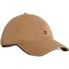 Tommy Hilfiger TH Flag Soft 6 Panel cap Am0am14099, Coperchio Uomo, Khaki (Safari Canvas), Taglia Unica