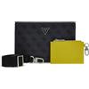 Guess Uomo Mini Tracolla Milano Crossbody Top Zip Nero