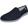 J. Ruiz calzados JR - Espadrillas Uomo Estate - Espadrillas a Griglia Uomo Estate - Sneakers con suola in gomma e soletta in tela per il sudore - Made in Italy, Marino, 39 EU