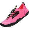 SAGUARO Scarpe da Scoglio Uomo Scarpette da Scoglio Donna Scarpe Mare Antiscivolo Scarpette Mare Scarpe Acqua Asciugatura Rapida Scarpe per Spiaggia Immersione Surf Rosa Chiaro Gr.41 EU