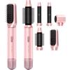 AVENHO 5 in 1 Spazzola Asciugacapelli Airstyler, Arricciacapelli Automatico, Spazzola Lisciante, Volumizzante, Adatto a Tutti i Tipi di Capelli - Peach