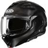 HJC | Casco modulare F100 Carbon | Carbonio lucido, Nero