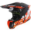 Airoh | Casco Twist 3 Dirt | Nero arancio opaco, Nero
