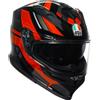 AGV | Casco Integrale K7 Taurax | Nero rosso, Nero