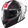 MT Helmets | Casco Braker Sv Charm A1 | Nero bianco opaco