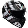 AGV | Casco K3 Rivia E2206 | Nero bianco opaco