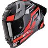 Scorpion | Casco Exo-R1 Evo 2 Air Adrenaline | Nero rosso argento