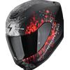 Scorpion | Casco Exo-391 Wolf | Nero opaco argento rosso