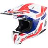 Airoh | Casco Twist 3 Dynasty | Bianco rosso blu