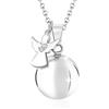 Cosie Lily Richiamo Dell'Angelo Collar Per Donna In Gravidanza, Lunghezza 110 Cm Collana In Argento 925 Donna Con Sferico Pendentivo, Regali Perfutura Mamma, Amica, Sorella