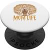 Black Mom African American Afro Women Mo Mamma Vita Nero Mamma Afro Capelli Afro Americano Madre Melanina PopSockets PopGrip Adesivo