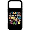Cool I Teach The Designs Custodia per iPhone 17 Pro Max Insegno ai piccoli gatti più curiosi insegnante insegnante