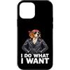Beagle Apparel Custodia per iPhone 12 mini Beagle divertente