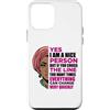 Ebony Fuller Shopp Custodia per iPhone 12 mini melanina ragazza nera magica pelle marrone ragazze sista donna