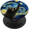 Jimothy Raccoon Meme Van Gogh Starry Nig Jimothy Raccoon Meme Van Gogh Notte stellata PopSockets PopGrip Adesivo