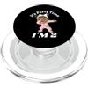 YO MINUS Ragazza Nera È Festa Tempo Ho 2 Anni PopSockets PopGrip per MagSafe