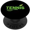 Tennis Ball Sport Net Player tennis rack Tennis con Racchetta da Tennis PopSockets PopGrip Adesivo