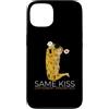 Gustav Klimt The Kiss Art Parody Funny M Custodia per iPhone 13 Caccia Cervi Cacciatore Cuore Amore Coppie Marito Fidanzato