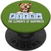 Rescue Pit Bull Dog Mom Gifts T Shirts & Funny Womens Kids Girls Elements of Happiness Pittie Lover PopSockets PopGrip Adesivo