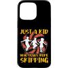 Rope Skipping and Friends Fitness Fun Ap Custodia per iPhone 15 Pro Max Solo un bambino che ama Rope Skipping