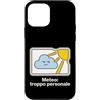 Dim's Designs Italy Custodia per iPhone 12 mini Meteo Troppo Personale - Umorismo Estivo Sarcastico
