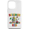 STEM Fun Designs Custodia per iPhone 13 Pro Curioso Scienza Kid Block Robot Explorer