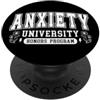 Supporto Sarcastico per Salute Mentale Programma Onore Ansia Università: Umorismo per Studenti PopSockets PopGrip Adesivo