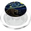 Jimothy Raccoon Meme Van Gogh Starry Nig Jimothy Raccoon Meme Van Gogh Notte stellata PopSockets PopGrip per MagSafe