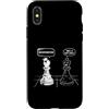 Underpromotion Chess Pawn Queen Custodia per iPhone X/XS Sottopromozione Chess Pawn Queen