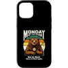 Fishing Angler Bear Fisherman Custodia per iPhone 12/12 Pro Lunedì Al Fiume Non Al Lavoro Pesca Pescatore