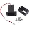 perfk Scatola Portabatterie In Plastica ABS 9V Con Cavo E Viti Per Chitarra Basso Ukulele