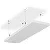 SILENT4® Panelli Fonoassorbenti Sofitto, 114x33x5cm, Pannello Fonoassorbente acustico, montaggio a adesivo e a vite, misurabile, migliore acustica della stanza grazie ai pannelli acustici