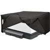 kwmobile Copertina Antipolvere Compatibile con HP OfficeJet 8015e / OfficeJet 8122e - Copri Stampante - Copertura Protettiva - Fodera in grigio scuro