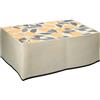 kwmobile Copertina Antipolvere Compatibile con Canon Pixma TR4650 / TR4651 / TR47511i - Copri Stampante - Copertura Protettiva - Fodera in giallo/verde/beige