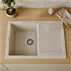 Elleci Lavello Elleci Incasso 1 vasca 68x50 Easy 135 Granitek Bianco Soft LGY13539
