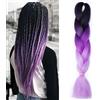 Benehair Braids - Extensioni di capelli sintetiche Ombre Jumbo per intrecciare, per donne e ragazze, 60 cm / 24 pollici