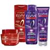 L'Oreal Paris L'Oréal Paris Shampoo + Balsamo + Maschera Biondo Anti-Giallo Kit Elvive Color Vive Purple, Confezione da 4