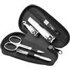 marQus Set per la Manicure - Include 5 Pezzi con Lima di Solingen. Astuccio elegante e pratico, ideale per Uomo e Donna. Perfetto per la cura delle Unghie a casa o in viaggio. Design compatto e funzionale