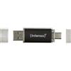 INTENSO USB Intenso Twist Line 256 GB USB-A 3.2 Gen 1 USB-C 3.2 Gen 1