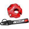 YYAOYAO Custodia chiavi CNC per motociclette Per Hon@&da Rebel CM1100 REBEL 1100 1100T DCT 2021 2022 2023 Accessori Moto CNC Guscio Chiave Portachiavi(Combo Red)