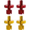 HOPESPANNER Vite Regolatore Cavo Frizione Freno M8 4pc Per Moto Rosso Oro