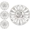 Generico SERIE 4 BORCHIE - 4 COPRICERCHI COPPE RUOTA 15 PER FIAT PUNTO EVO 09->