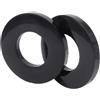 IMAWUHM Ammortizzatore a sospensione pneumatica 2X Tampone Silenziatore Boccola In Gomma Ammortizzatori Supporto Torre Ammortizzatore Anteriore Universale Sospensione Cuscinetto Rondella Sopra Urti(Nero)