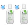 CeraVe Detergente Idratante Viso Pelle da Normale a Secca, con acido ialuronico e ceramidi 88 ml 2x88