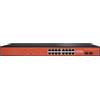 VeraTech WITEK-0017 - WITEK Switch non gestibile con 16 porte RJ45 100/1000 e 2 porte SFP 100/1000