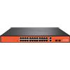 VeraTech WITEK-0008N - WITEK Switch PoE 24 porte PoE RJ45 10/100Mbps 2 porte combo 100/1000Mbps
